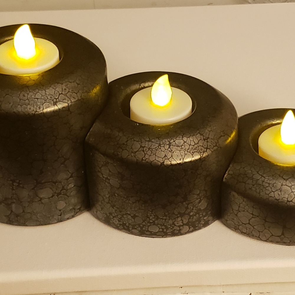 Party Lite "Stepping Stone" Tealight Holder Set